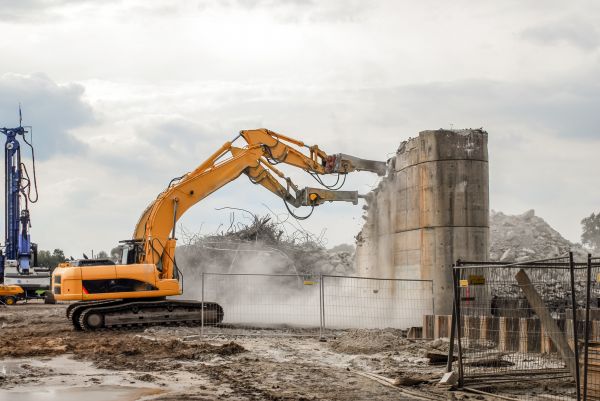Silo Demolition in Camarillo